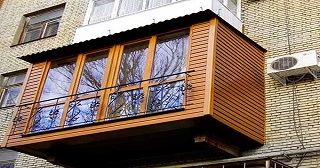 Внешняя отделка балкона Королев цена от 1047 руб. м/2.